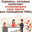 Сервисы, которые помогают спланировать свое время для посещения МФЦ - МФЦ