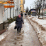 Гололёд на тротуаре - Сетевое издание Генплан Великого Новгорода