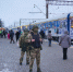 Новгородские росгвардейцы обеспечивают безопасность праздничного поезда Деда Мороза в Великом Новгороде - Росгвардия